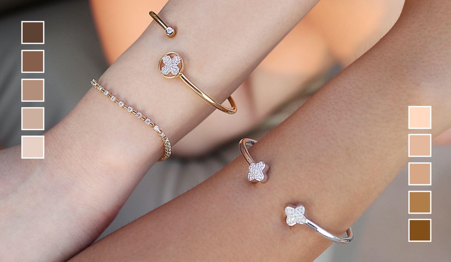 How to choose jewellery for your skin tone