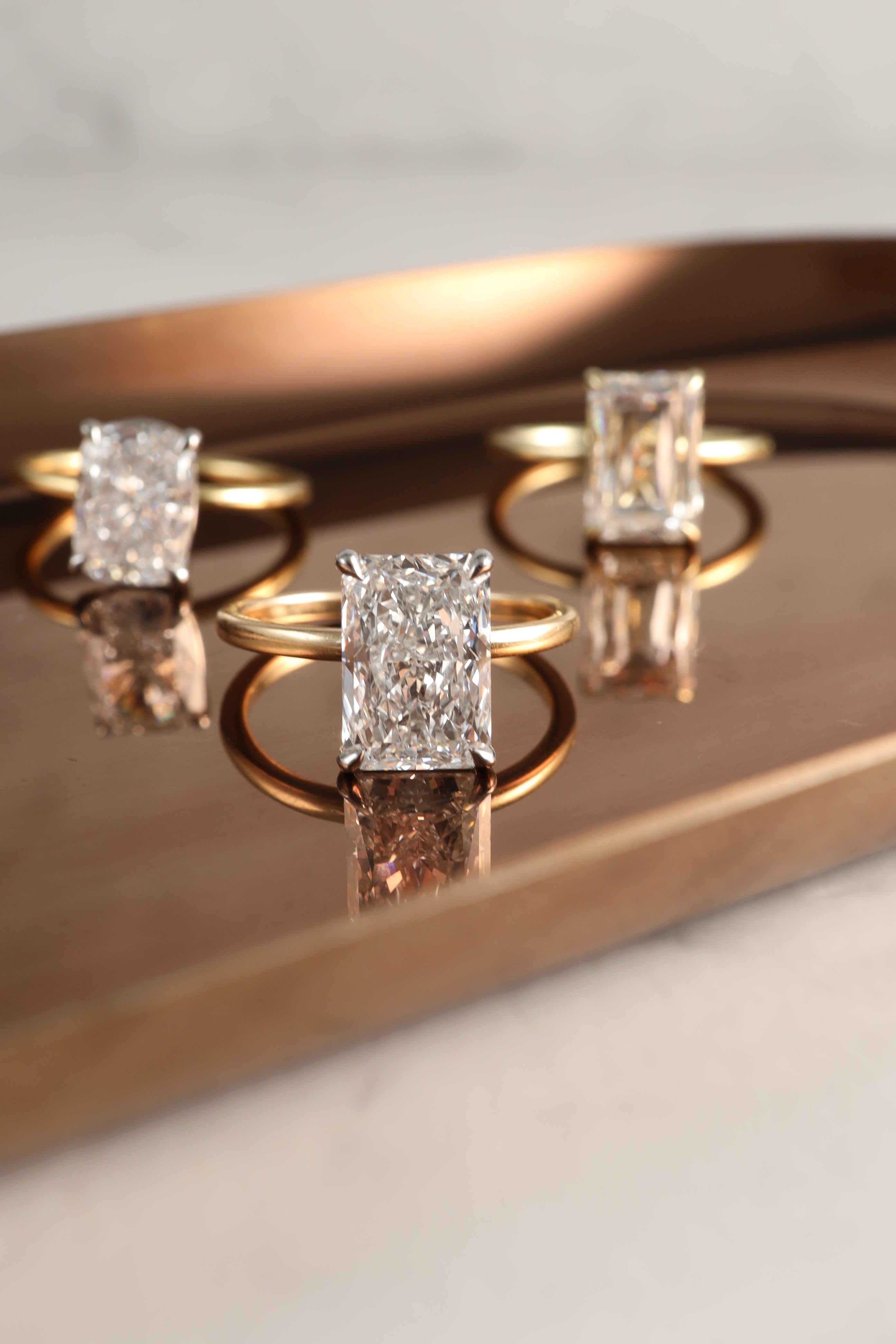 Ladies Engagement ring Lab grown diamond 3 carat