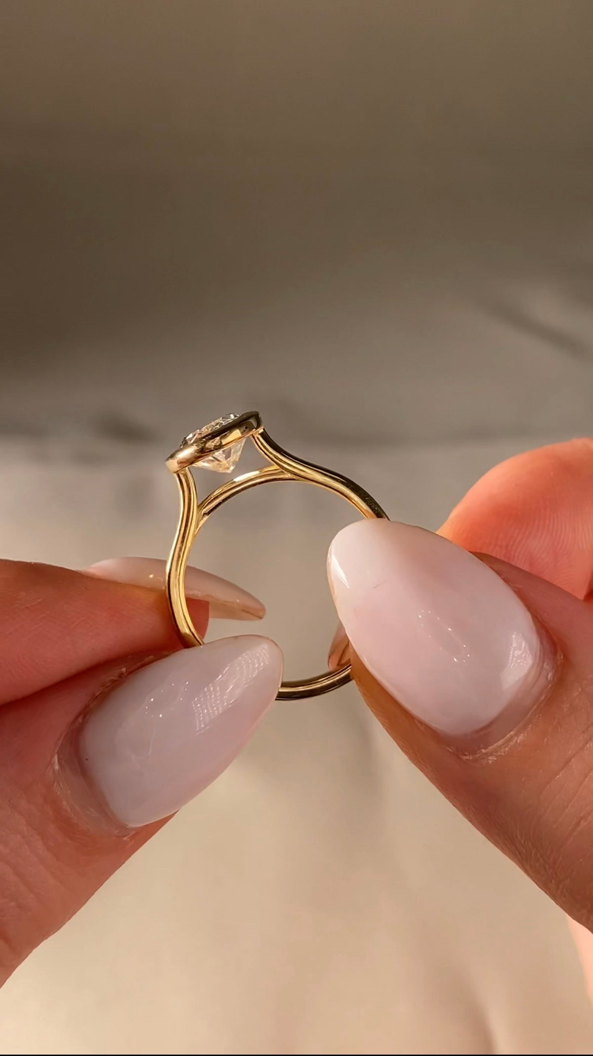 Vienne Bezel Diamond Engagement Ring
